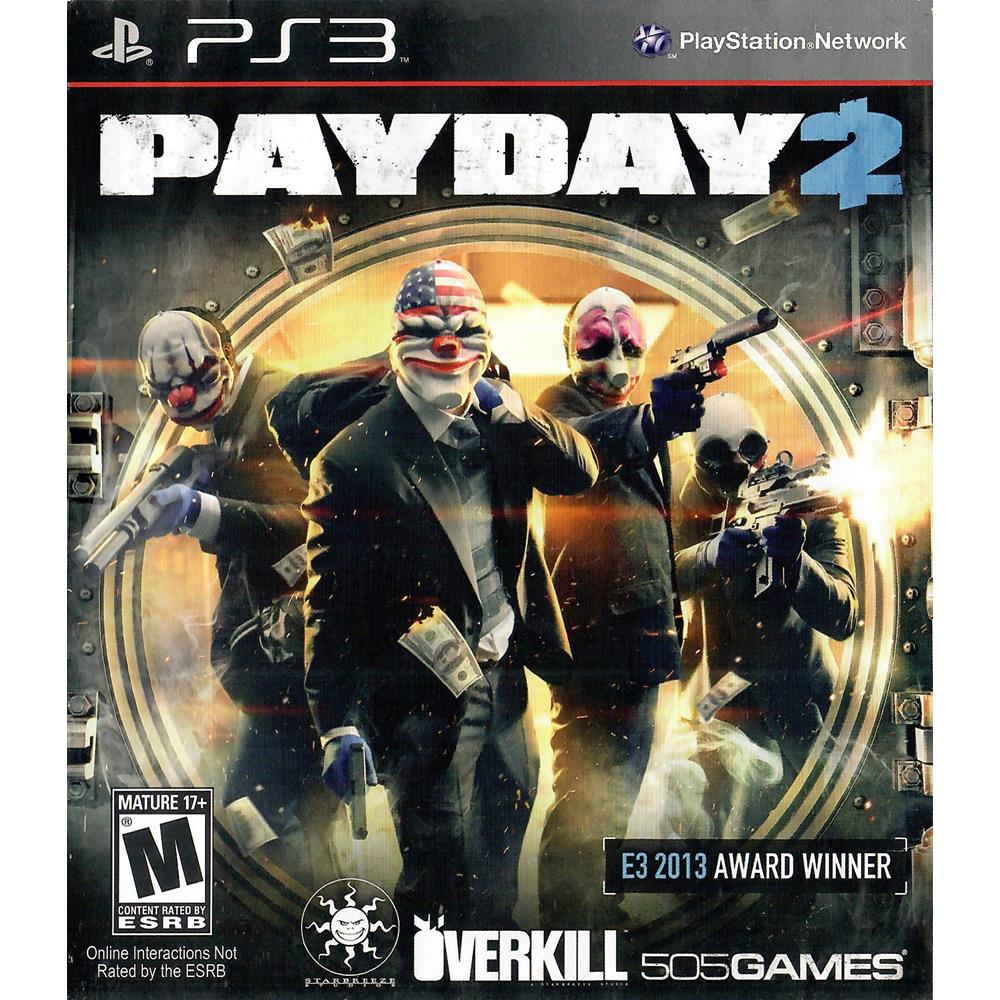 Payday 2 Ps3 #1 (Com Detalhe) (Jogo Mídia Física) - Arena Games - Loja Geek